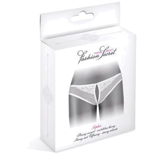 Трусики с жемчугом и доступом Fashion Secret Sophie White