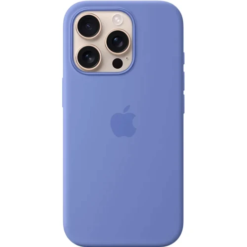 Чехол для iPhone Apple iPhone 16 Pro Silicone Case with MagSafe - Periwinkle (MDG14ZM/A): Цвет голубой