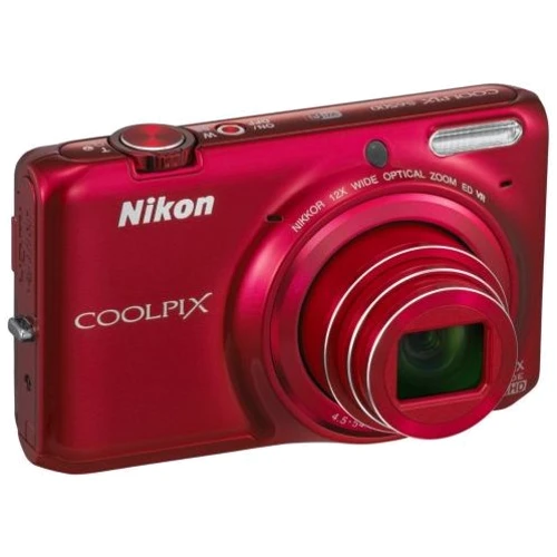Nikon Coolpix S6500 Red: Диафрагма 3,1-6,5