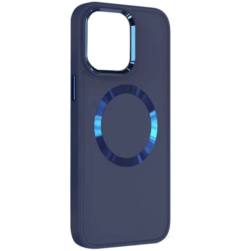 Чехол для iPhone TPU Case Bonbon Metal Style with MagSafe Cosmos Blue for iPhone 11