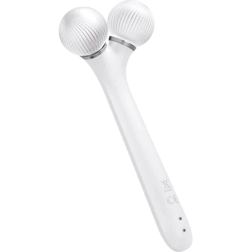 Масажер Звуковий ролик для обличчя GESKE Sonic Facial Roller 4 в 1 White (GK000040WH01)