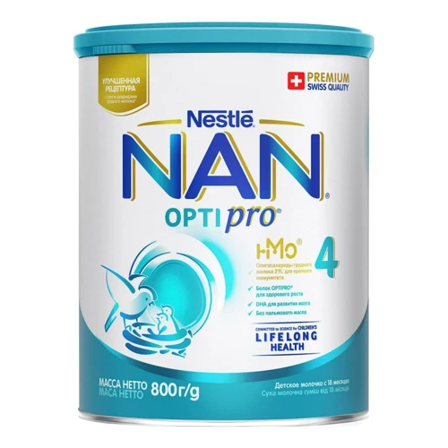 Дитяча суміш Nestle NAN 4 Optipro 2'FL від 18 міс. 800 г (1000050)