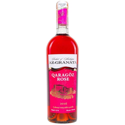Вино виноградне Az-Granata Карагеза ROSE рожеве сухе, 12-14%, 0.75л (TVZ4760081508586)