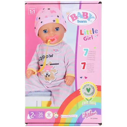 Лялька Baby Born серії Ніжні обійми - Крихітка (36 cm, з аксесуарами): Висота, см 36