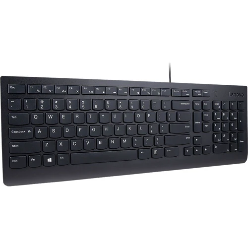 Клавиатура Lenovo Essential Wired Keyboard Black (4Y41C75141): Количество клавиш 104
