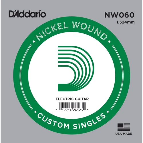Струна для гитар Струна D`ADDARIO NW060 XL Nickel Wound 060