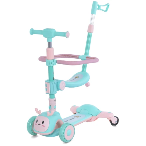 Детский самокат 5в1 MAXI (JR 3-121) 3 цвета: Тип тормоза ножной