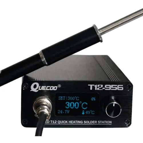 Паяльна станція Quicko T12-956 з металевою ручкою M8 (жала ILS KU JL02 BL BC1): Тип Паяльная станция