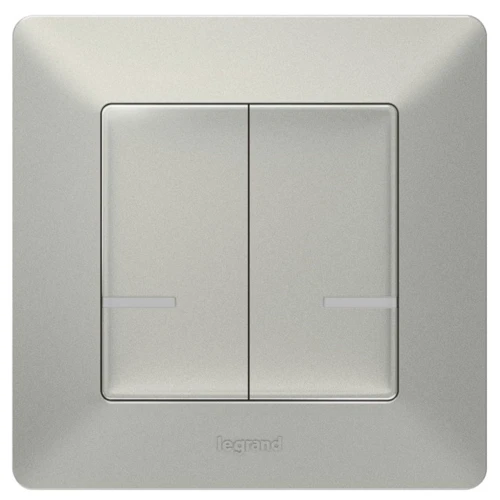 Умный выключатель Legrand Valena Life with NETATMO Aluminum (752387)