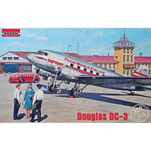Модель Roden Самолет Douglas DC-3 (RN309)