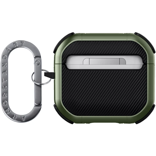 Чехол ArmorStandart Panzer Case Olive Green (ARM82554) for Apple Airpods 4