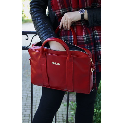 Felice DULCE Ladies Leather Bag Red (DulceRed) for MacBook Pro 15" фото 6
