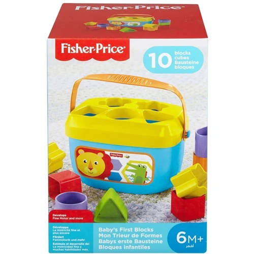 Сортер Fisher-Price Відерце з кубиками Яскраве (FFC84): Вік Менее 1 года