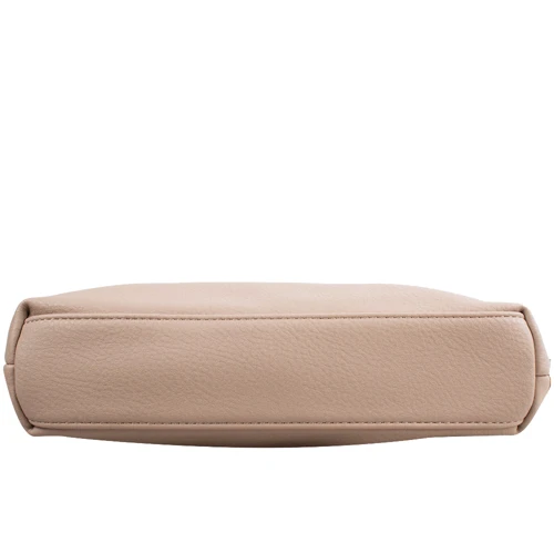 Женская сумка через плечо Amelie Galanti бежевая (A991457-beige): Тип ручки Без ручки, Со съемным ремнем, Плечевой ремень