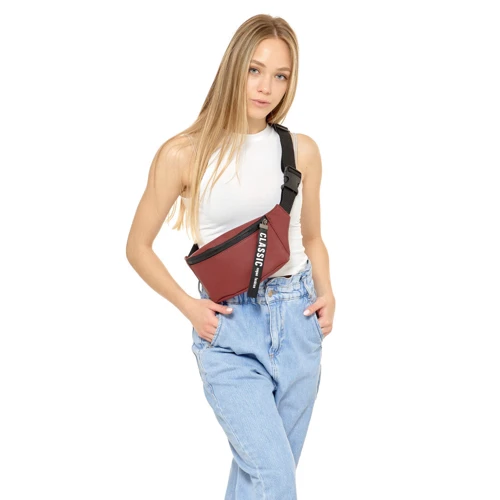 Сумка жіноча Sambag Tirso MSH бордова (80148005): Стать Женский