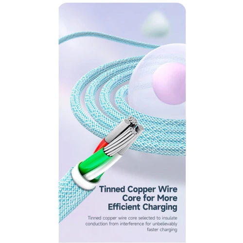 Кабель Romoss USB Cable to Lightning CB1234 5V 2.4A 2m White (CB1234-831-714H) фото 6