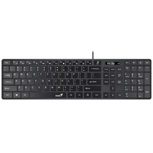 Комплект проводной Genius C-126 SlimStar USB Black Ukr (31330007407)