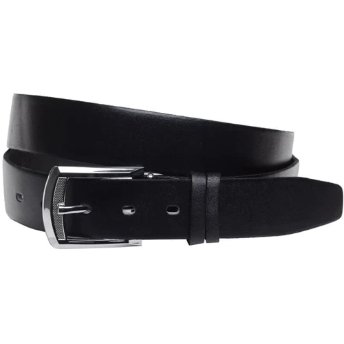 Мужской ремень мужской Borsa Leather черный (125R35belt62-black)