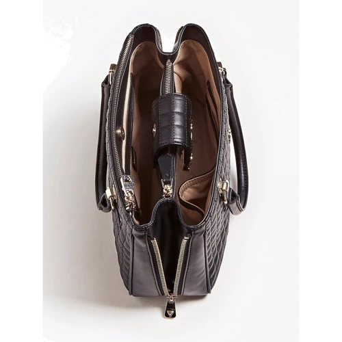 Жіноча сумка тоут Guess Matrix Luxury Satchel чорна (HWVG7740060-BLA): Країна виробник Індонезія