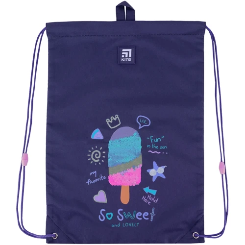 Сумка для взуття Kite So Sweet (K24-600M-7): Особливості Петля для удобного подвешивания, Плечевые лямки
