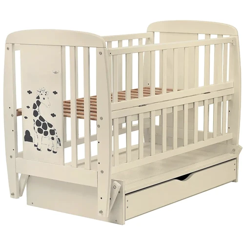 

Детская кроватка Babyroom Жирафик маятник DJMYO-3 слоновая кость (625290)