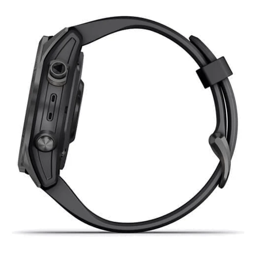 Смарт-часы Garmin Fenix 7S Sapphire Solar Carbon Grey DLC Titanium with Black Band (010-02539-25) фото 10