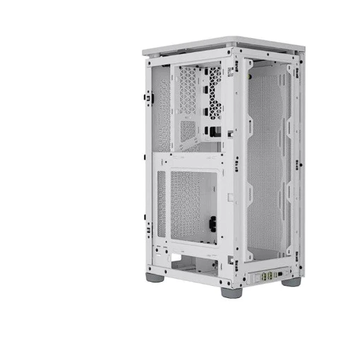 Корпус Corsair 2000D AIRFLOW White (CC-9011245-WW): Материал передней панели пластик, сталь