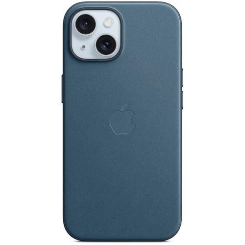 Чехол для iPhone Apple for iPhone 15 Plus FineWoven Case with MagSafe Pacific Blue (MT4D3) 