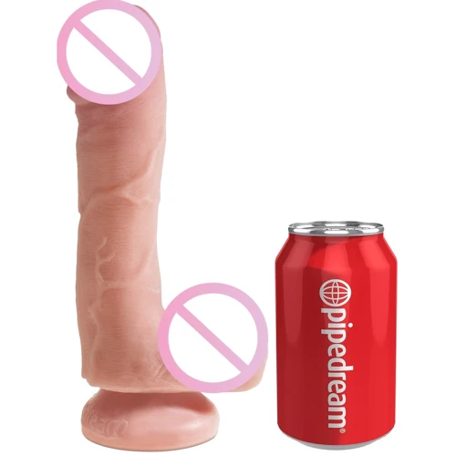 Фаллоимитатор King Cock Plus 7.5" Dual Density, 16.5x4.7 см
