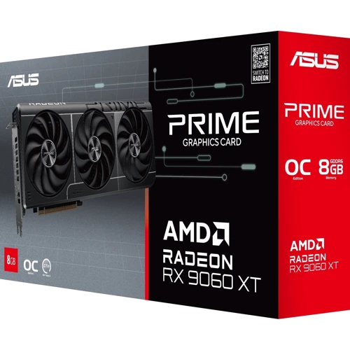 Відеокарта ASUS PRIME Radeon RX 9060 XT (PRIME-RX9060XT-O8G)