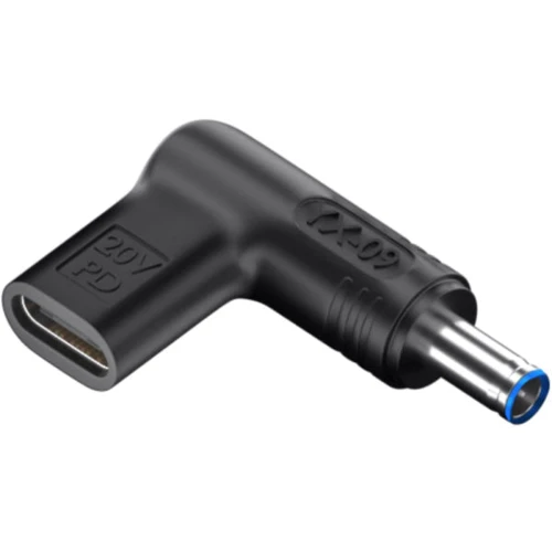 Адаптер Переходник питания для ноутбуков HP PD Type-C to DC 4.5x3.0mm 20V: Интерфейс подключения USB-C