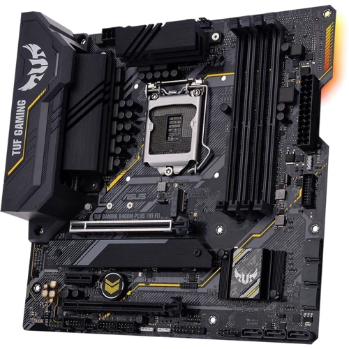 Asus TUF Gaming B460M-Plus (Wi-Fi) Socket 1200: Оперативна пам'ять 4xDDR4 2933 МГц, до 128 ГБ