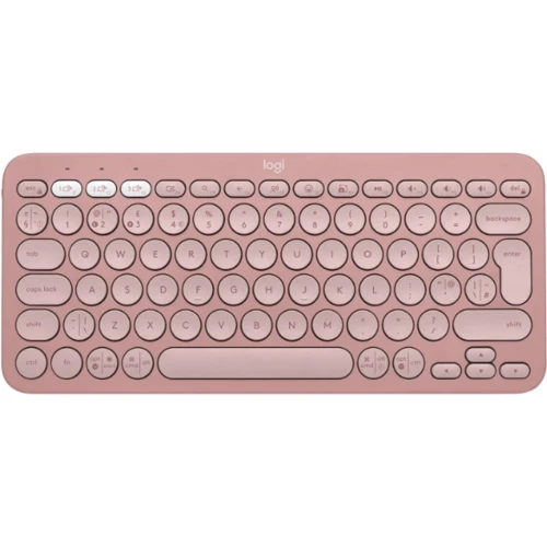 Клавіатура Logitech K380s Multi-Device Bluetooth UA Rose (920-011853)