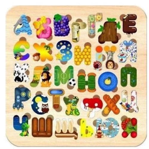 Дерев'яна іграшка Дерево Азбука української мови (172093): Виробник Mic