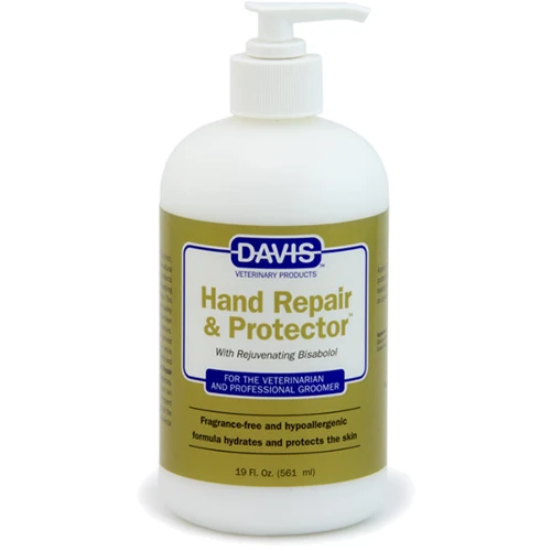 Davis Hand Repair&Protector ДЭВИС ВОССТАНОВЛЕНИЕ И ЗАЩИТА лосьон для рук с бисабололом для грумеров и ветеринаров , 0.539 л.