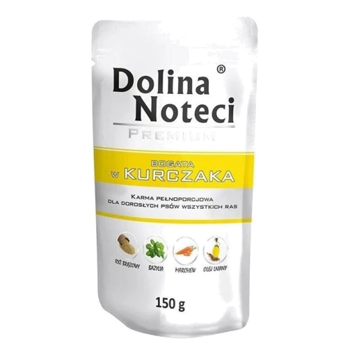 Вологий корм Dolina Noteci Premium для собак з куркою 150 г (DN 150 (755))