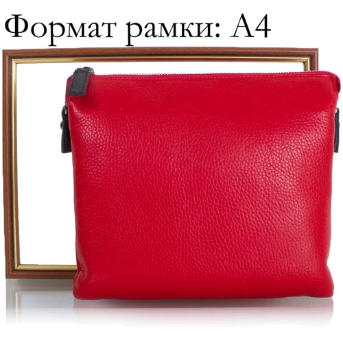 Жіноча сумка через плече Desisan червона (SHI2811-4-1FL): Фактура Зерниста, матова