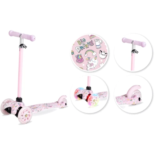 Самокат трехколесный MoMi WEENDY pink dream (HULA00005): Максимальная допустимая нагрузка, кг 25