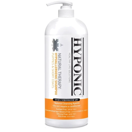 Гипоаллергенный шампунь для щенков и короткошерстных собак Hyponic Hypoallergenic Shampoo for puppies & short coats 1.5 л (H1SH1BA1500HYKNN)