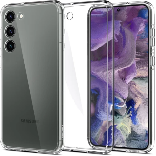 Аксесуар для смартфона Spigen Ultra Hybrid Crystal Clear (ACS05668) для Samsung S916 Galaxy S23+: Матеріал TPU (термополиуретан) и поликарбонат