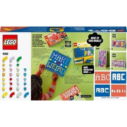 Конструктор LEGO DOTS Набір елементів. Літери (41950): Рекомендований вік 6+