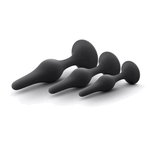 Набір анальних пробок Blush Luxe Beginner Plug Kit Black