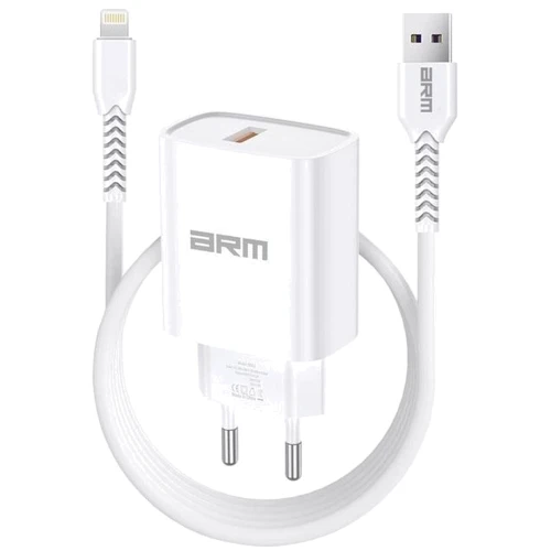 Зарядний пристрій ArmorStandart Wall Charger USB 24W White with Lightning Сable (ARM69894)