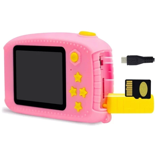 Цифровий дитячий фотоапарат Baby Photo Camera Bear pink