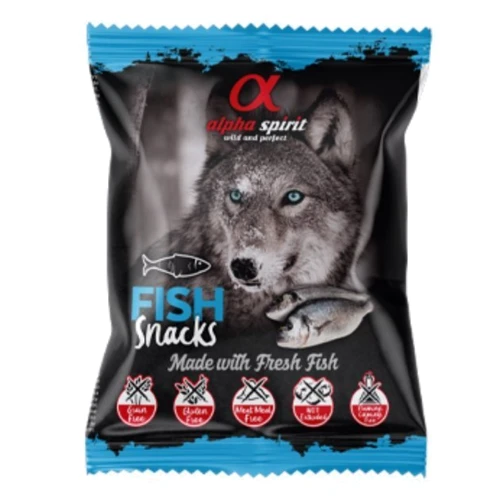 Лакомство для собак Alpha Spirit Snacks Fish с рыбой кубики 50 г (as4007350)