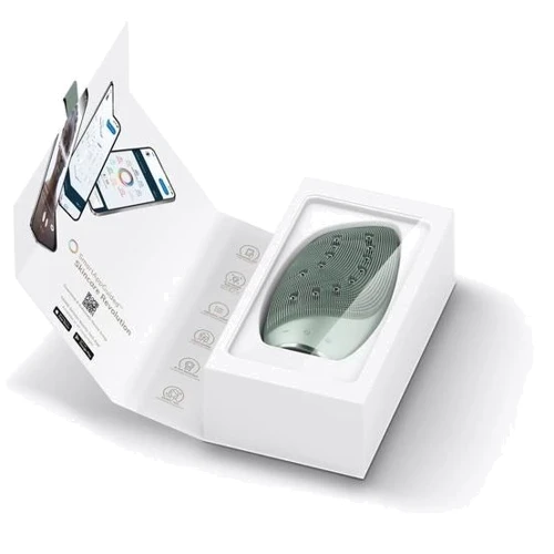 Очисна щітка для обличчя GESKE Sonic Thermo Facial Brush&Face-Lifter 8в1 green фото 5