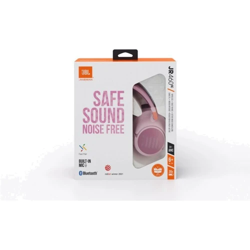 Наушники JBL JR 460 NC Pink (JBLJR460NCPIK): Тип излучателя динамический