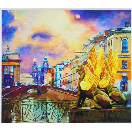 Картина по номерам с алмазной мозаикой TK Group 40х50 см (B 70532)