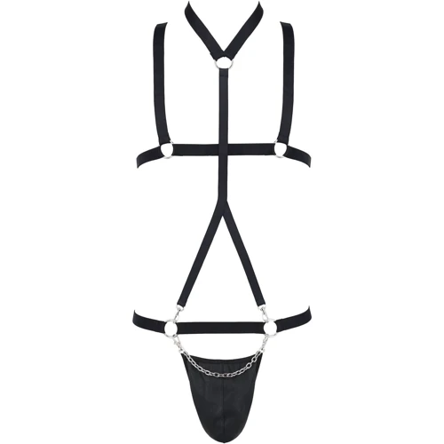 Сексуальный комплект Passion 039 SET ANDREW black XXL/XXXL