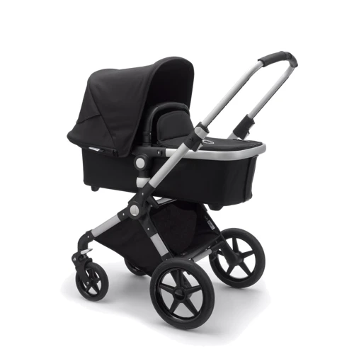 Универсальная коляска 2 в 1 Bugaboo Lynx ALU/BLACK, цвет черный на серебряной раме (230342ZW01)